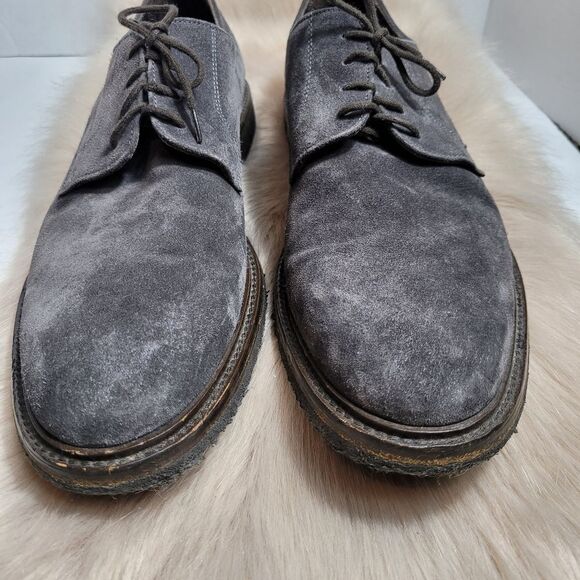 To Boot New York Men’s Adam Derick Grey Suede Oxford Rubber Sole Shoes Size 11 - Picture 2 of 11